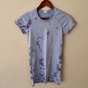 Lululemon Purple Tie-Dye Swiftly Tee